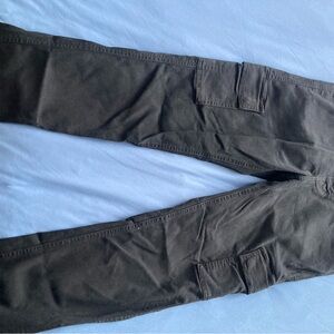 Women's Black Straight Leg Cargo Pants